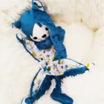 BLEU Paon chat pirate