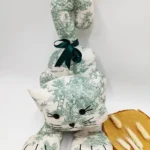 VERT imprime Toile de Jouy