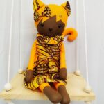 Sara marron et orange wax dote