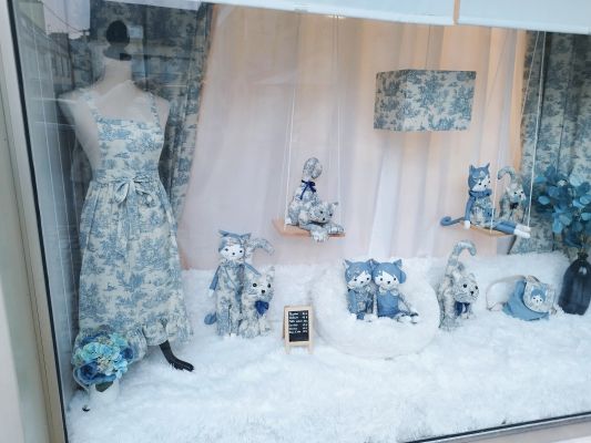 Vitrine de la boutique Anicha placeSaint Thomas à Camaret sur mer