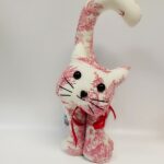 Petit debout Jouy rose