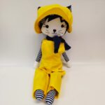 Lowen coeur fines rayures marines